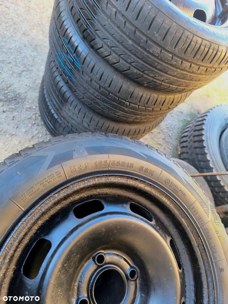 4x108 Felgi Stalowe Stal 15 Koła Zimowe Zima CITROEN BERLINGO C3 PICASSO ELYSEE PEUGEOT PARTNER 207 208 301 307 SW Legnica ALU-RAD 4,5mm 185/65 - 5