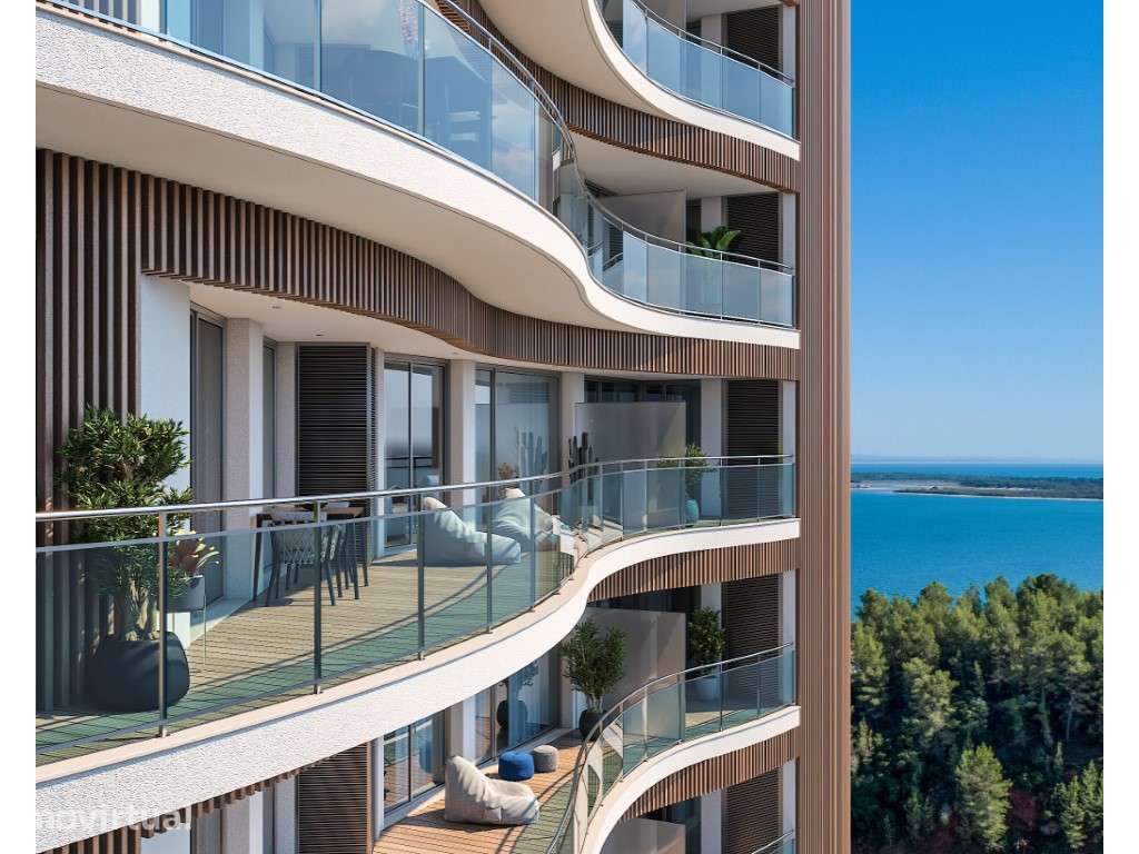 Apartamento T2 em Condomínio Privado | Vista Privilegiada para Tróia - Grande imagem: 2/20
