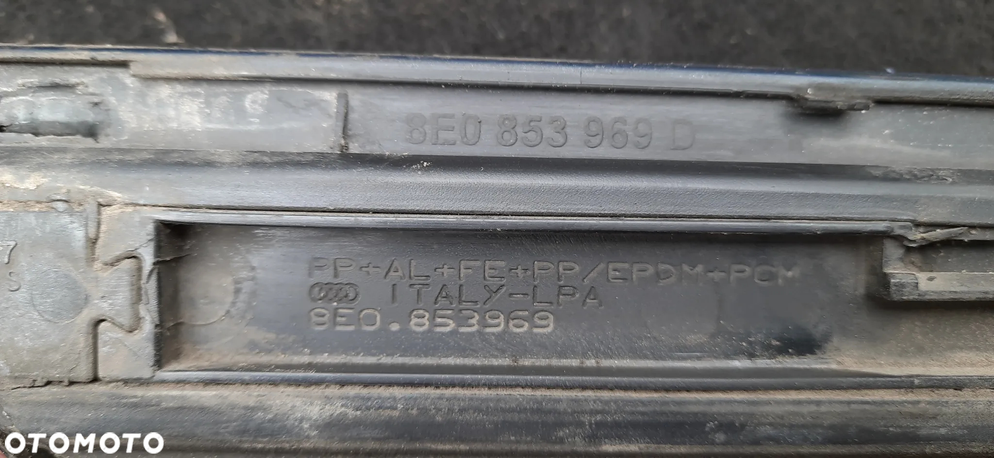 Listwa Listwy Drzwi S-Line Dolne Komplet Audi A4 B6 B7 Oryginalne 8e0853960c 8e0853959c  8e0853970d 8e0853969d - 7