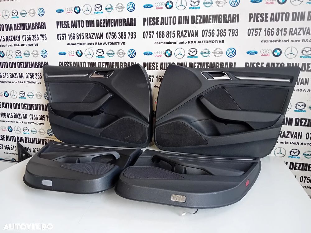 Fete Fata Tapiterie Usa Fata Spate Audi A3 8V Din Piele Volan Stanga An 2013-2020 - 4