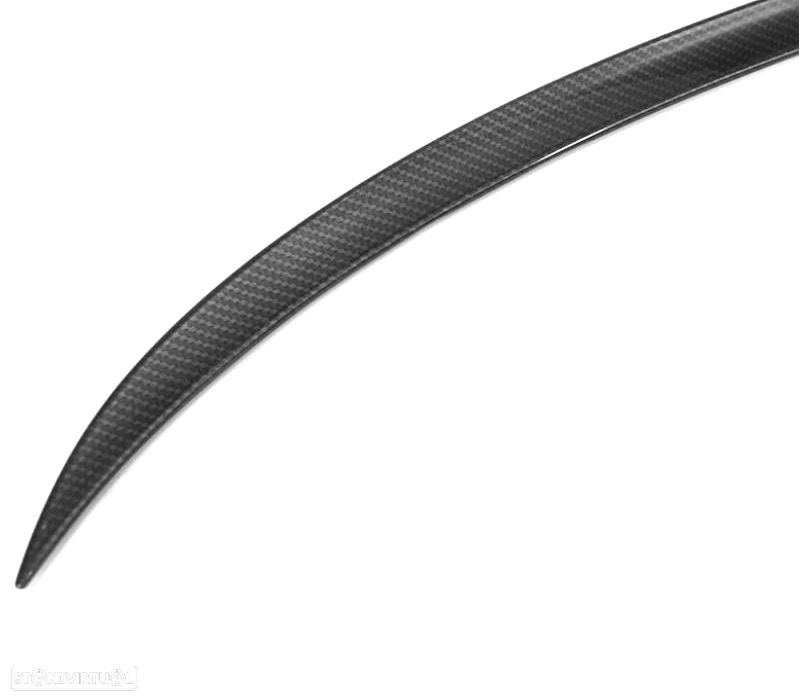 AILERON LIP SPOILER TRASEIRO BMW E90 05-12 LOOK M3 CARBONO - 5