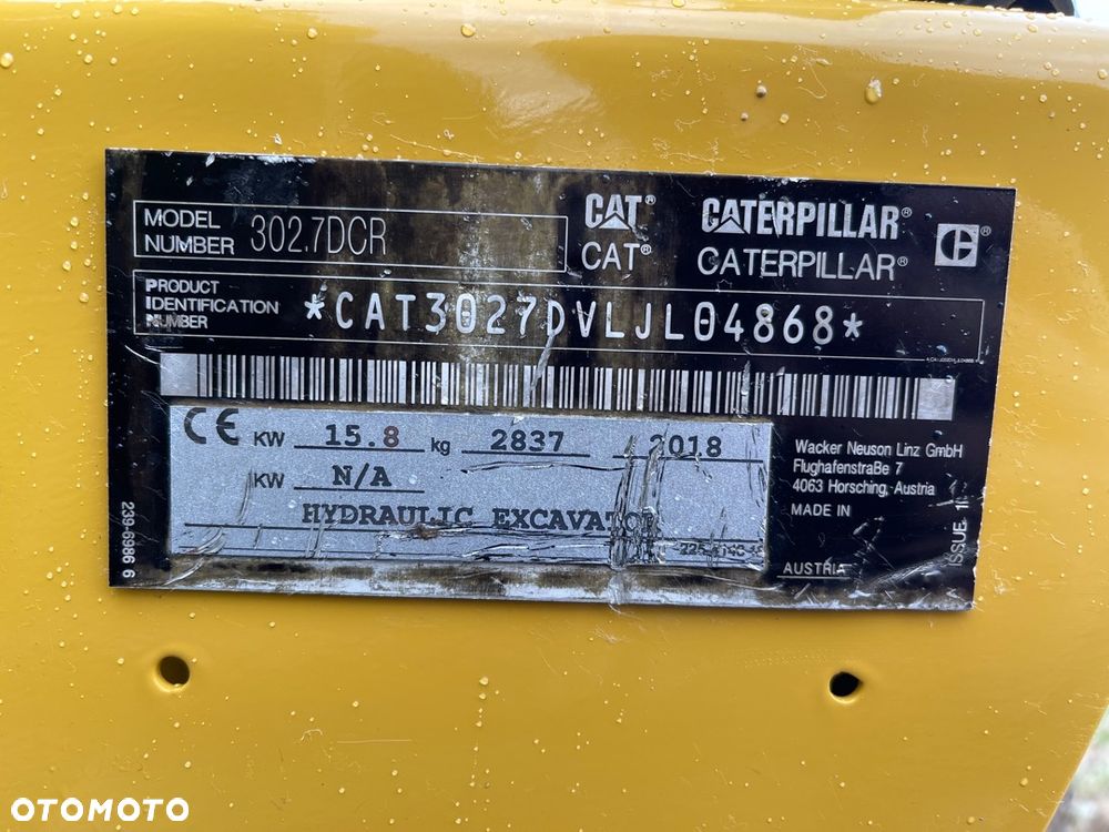 Caterpillar 302.7D CR - 40