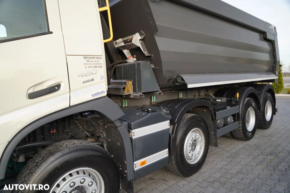 Volvo FMX 460 / 8x4 / BASCULATOR SPATE / MEILLER KIPPER / EURO 6 / - 14