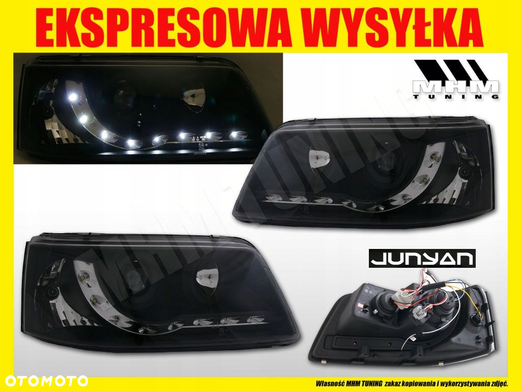 Reflektor Lampy kpl Day line light LED Tuning VW Transporter T5 7h - 3