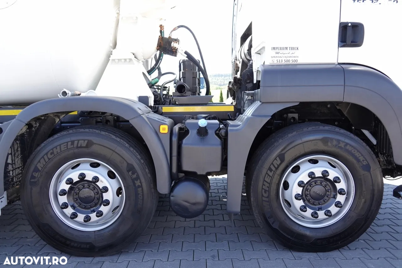 MAN TGS 32.400 / 8X4 / BETONIERĂ / 9 M3 / IMER / MANUALĂ / EURO 6 - 20