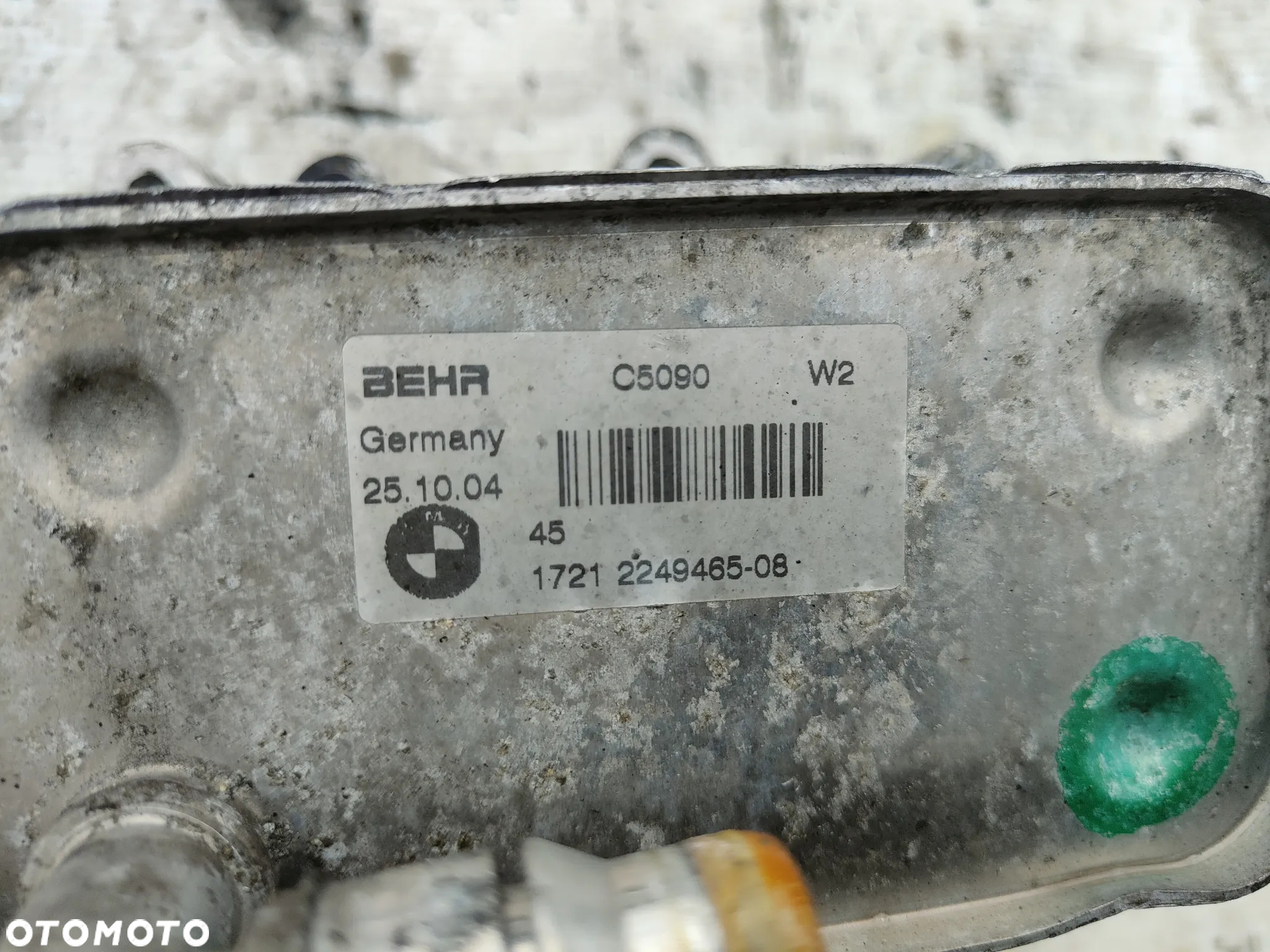 BMW E60 E61 3.0d 2.5d Chłodnica oleju skrzyni 2249465 - 5