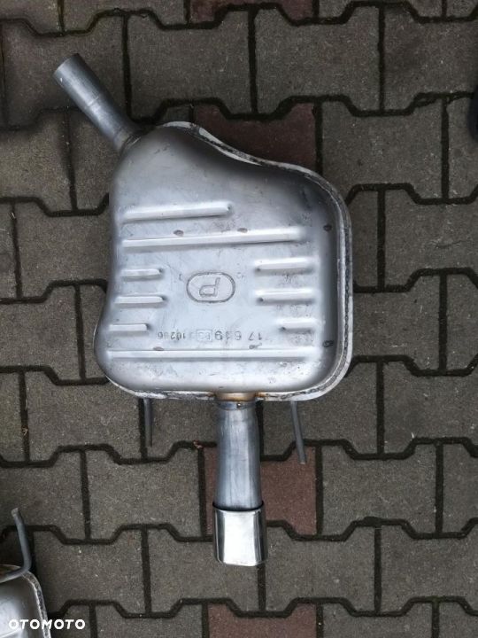 TŁUMIK KOŃCOWY tylny  Opel Vectra C 1.6i -16V; 1.8i -16V 04/02-  z końcówką ozdobną