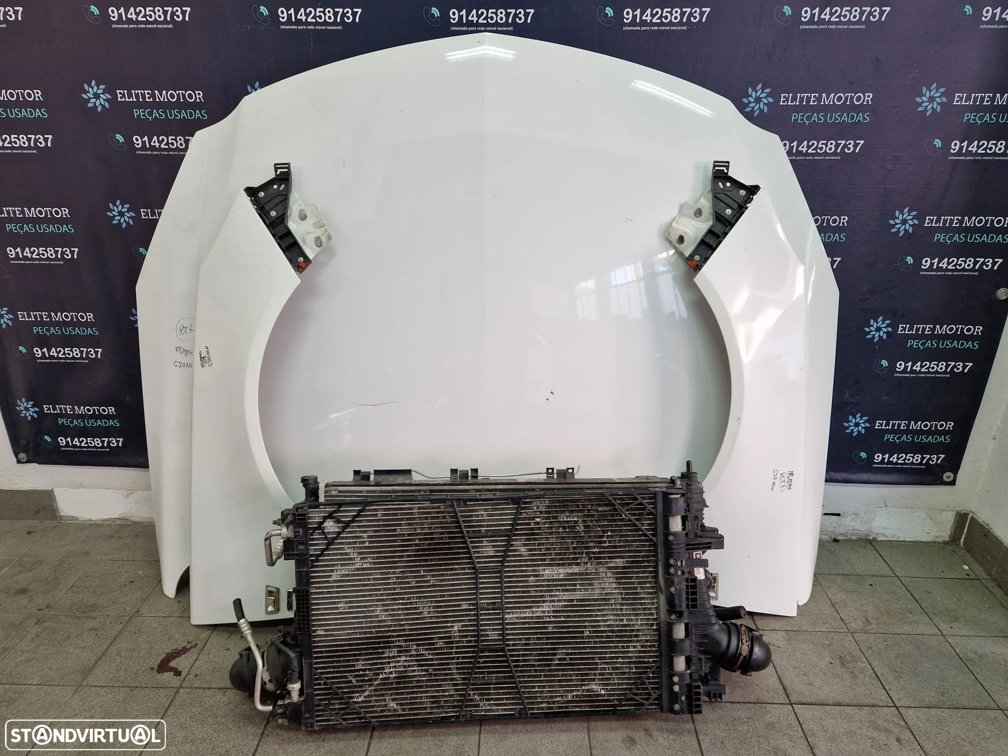 Frente completa usada OPEL INSIGNIA G09 SPORT XENON 2.0 CDTI capot parachoques guardalamas oticas radiadores - 9