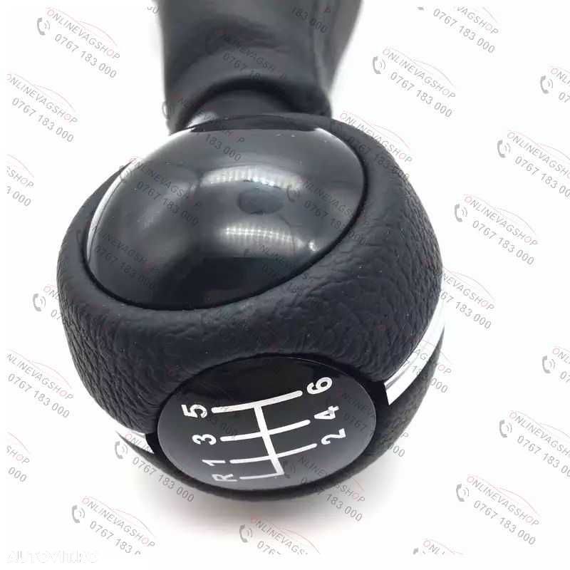 Nuca piele Mini Cooper R55 R56 R57 R58 R59 R60 R61 + manson schimbator - 6