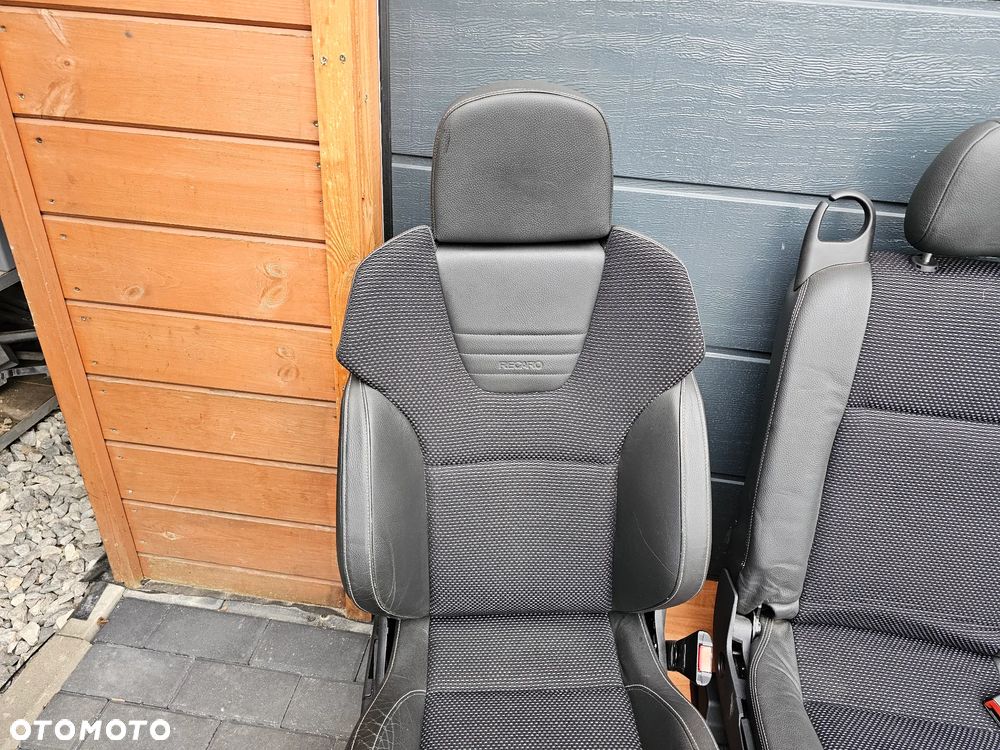 FOTELE TAPICERKA BOCZKI PÓŁSKÓRA RECARO OPEL MERIVA A OPC EUROPA LĘDŹWIA - 13