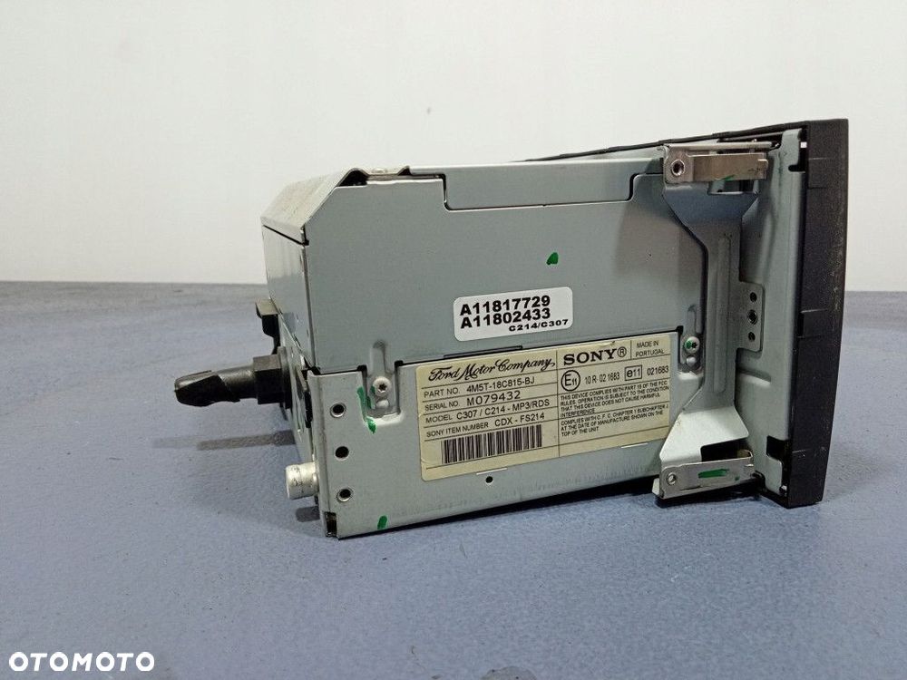 FORD FOCUS MK2 RADIO CD FABRYCZNE OEM SONY 4M5T-18C815-BJ - 4