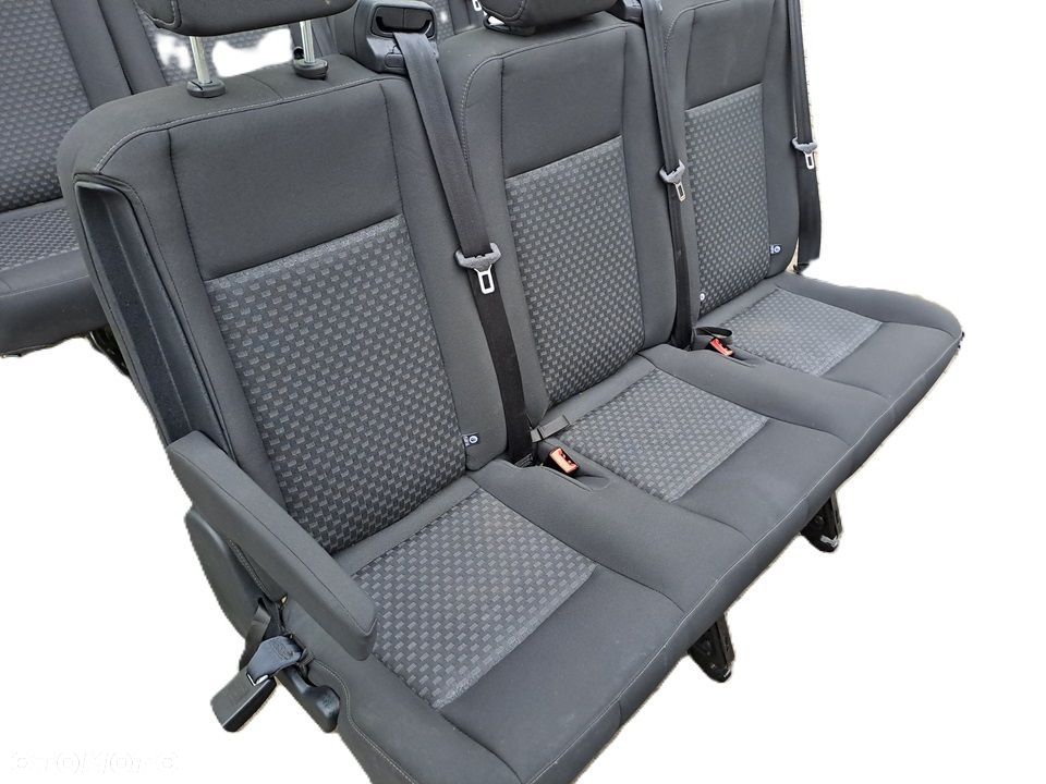 ford transit mk8 fotele środek kanapa ławka szyny 8 osób - 9