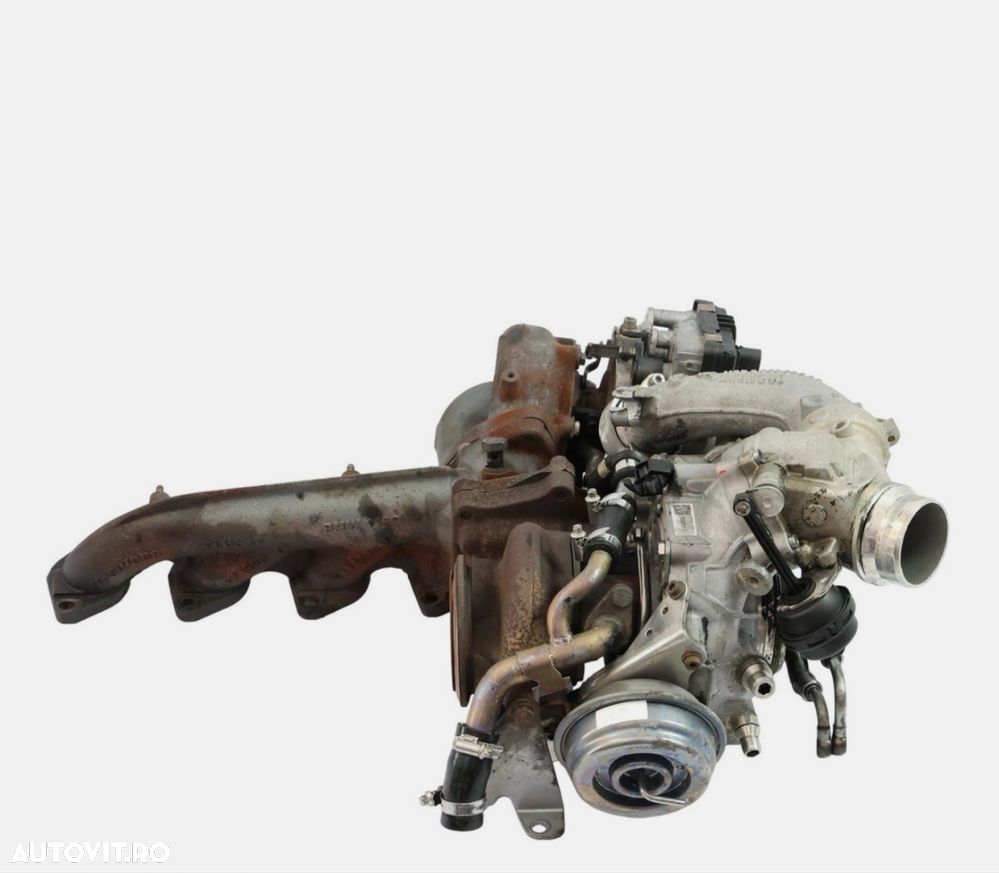 Set Ansamblu Bi Turbo Turbine Bmw Seria 5 6 7 X5 X6 3.0 Diesel N57 - 2