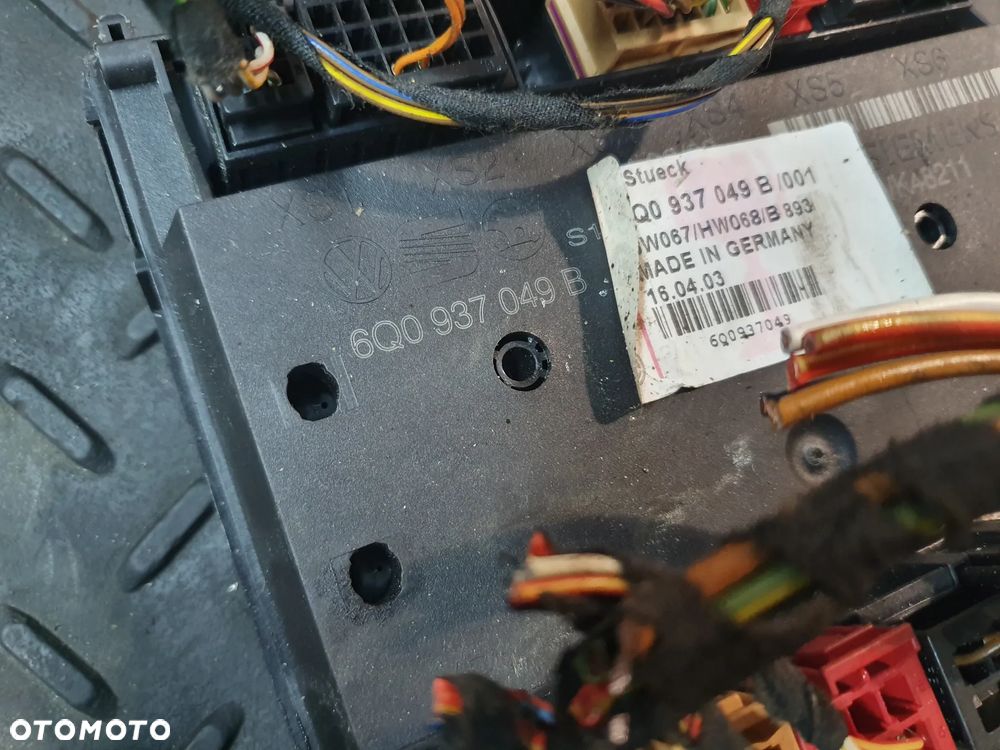 Skoda Roomster Moduł komfortu SKODA FABIA ROOMSTER 6Q0937049B + WTYCZKI INSTALACJA - 2