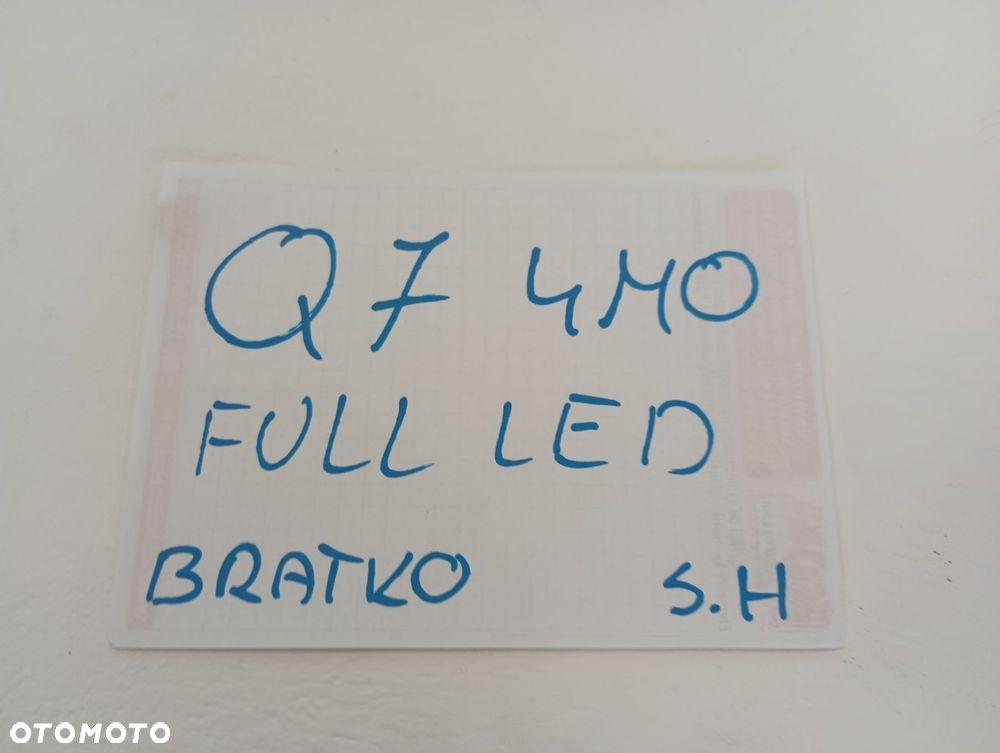 LAMPA LEWA FULL LED AUDI Q7 4M0 4M0941033 - 2