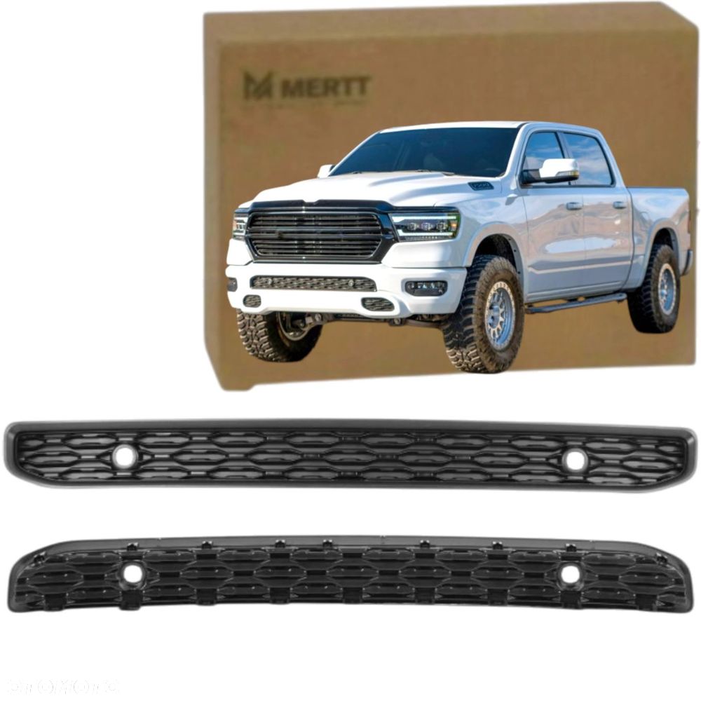 ATRAPA KRATKA środkowa ZDERZAKa DÓŁ PDC DODGE RAM 1500 2019- 68414138AA - 1