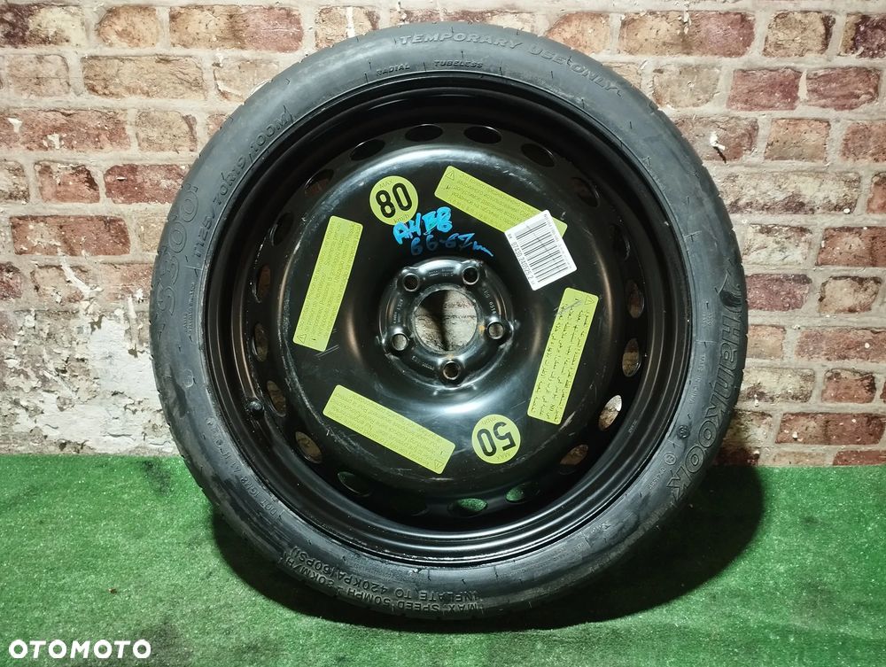 KOŁO ZAPASOWE Audi A4 B8 T125/70/R19 66-67MM 5X112 ET29 - 1