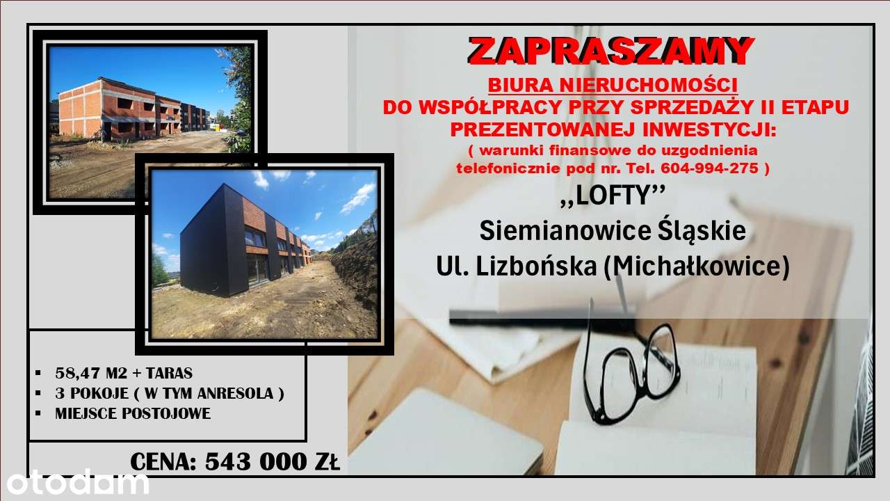 Antresola, ogród i miejsce postojowe
