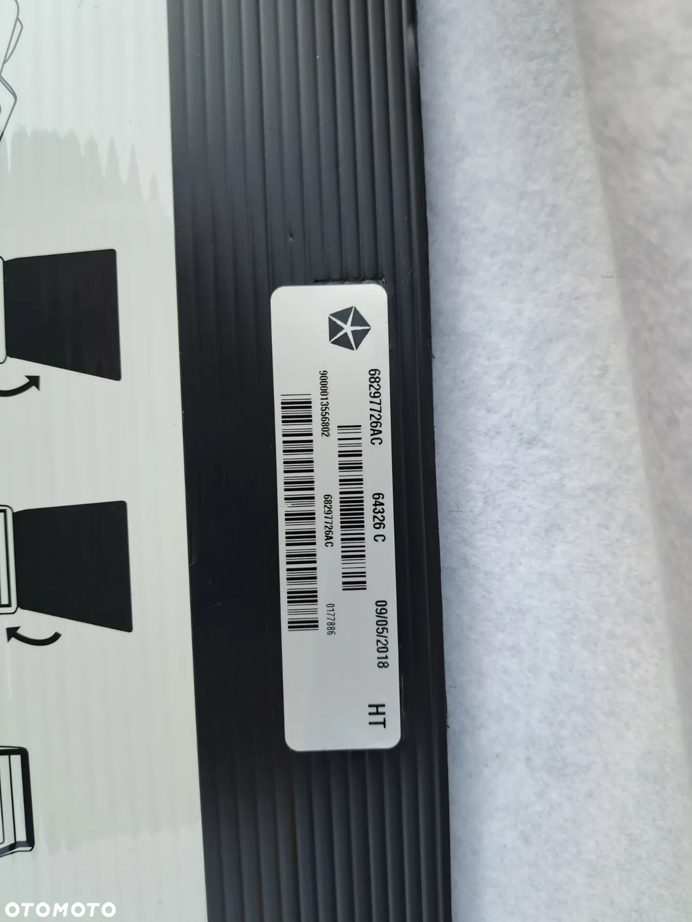 Torba Pokrowiec na elementy dachu panele Hardtop Jeep Wrangler JL 68297726AC Freedom Panel Storage Bag Jeep Wrangler JL - 6