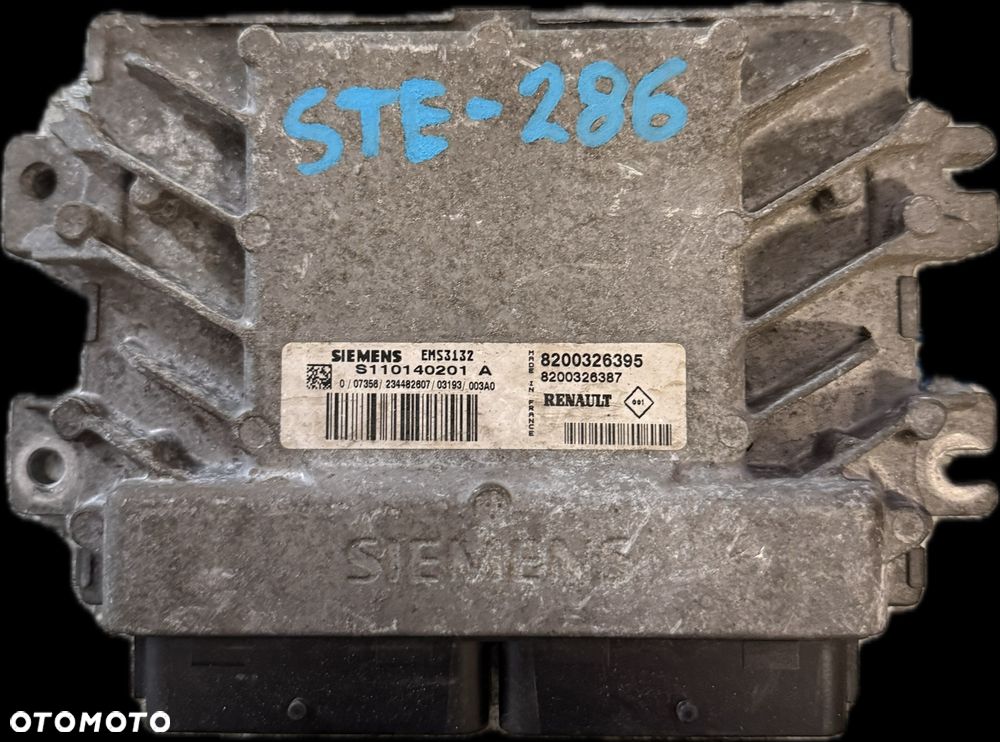 Sterownik Silnika ECU Komputer Renault 8200326395 - 1