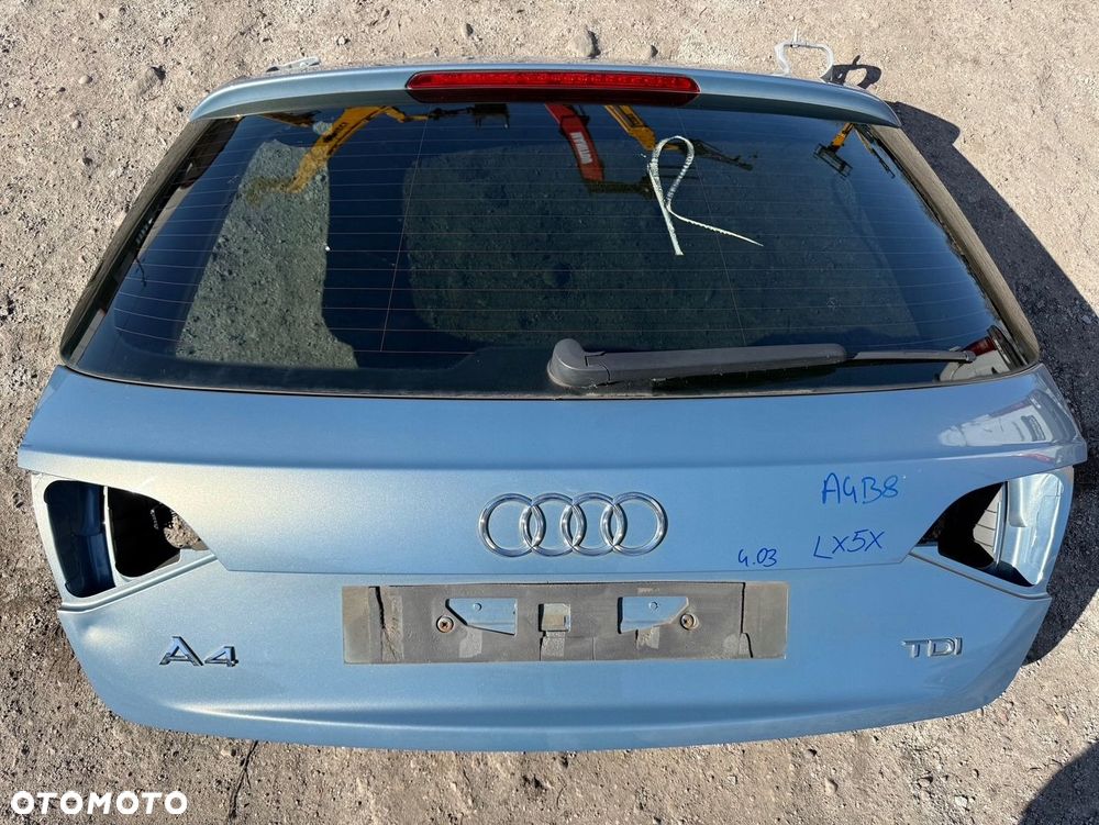 audi a4 b8 kombi avant klapa tył pokrywa bagażnika lx5x - 1