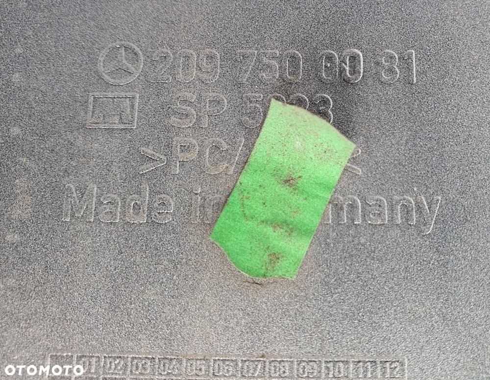 BLENDA KLAPY TYŁ 775 MERCEDES W209 2097500081 - 7