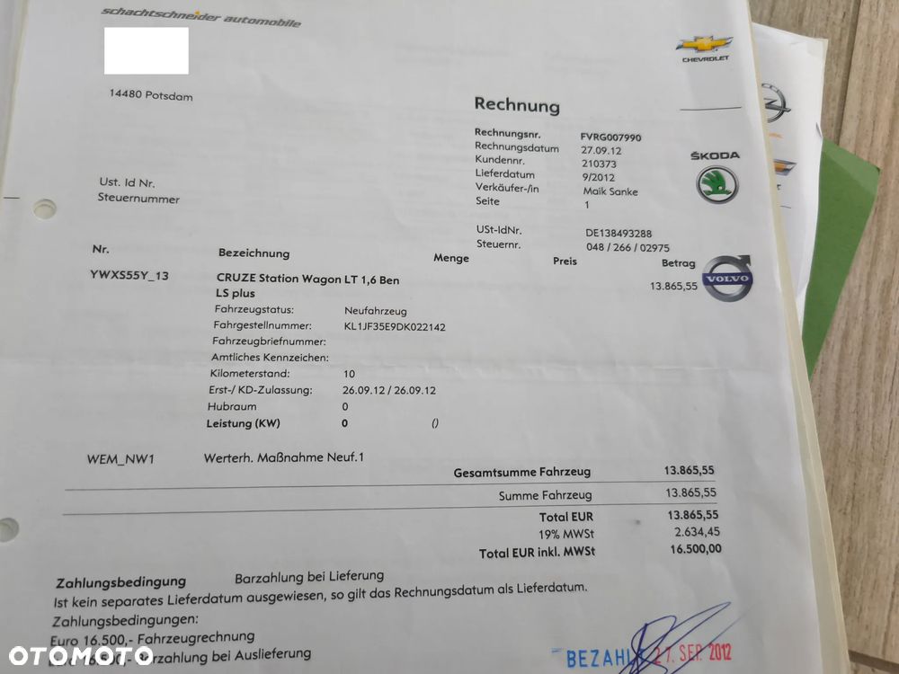 Chevrolet Cruze 1.6 LT - 20