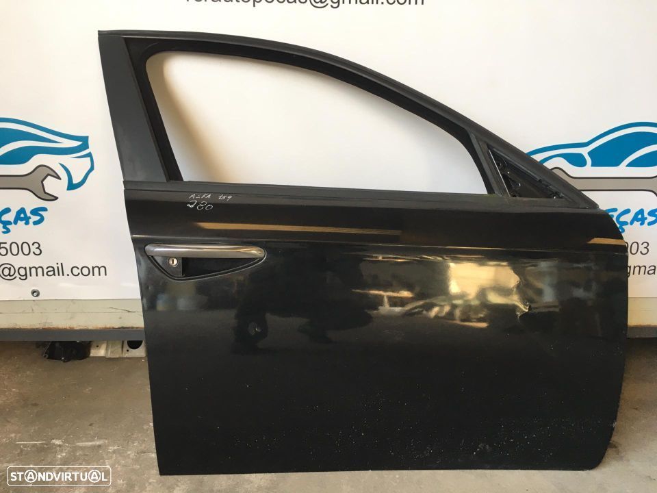 PORTA FRENTE FRONTAL DIREITA ALFA ROMEO 159 FECHO ELEVADOR MOTOR PUXADOR VIDRO - 1