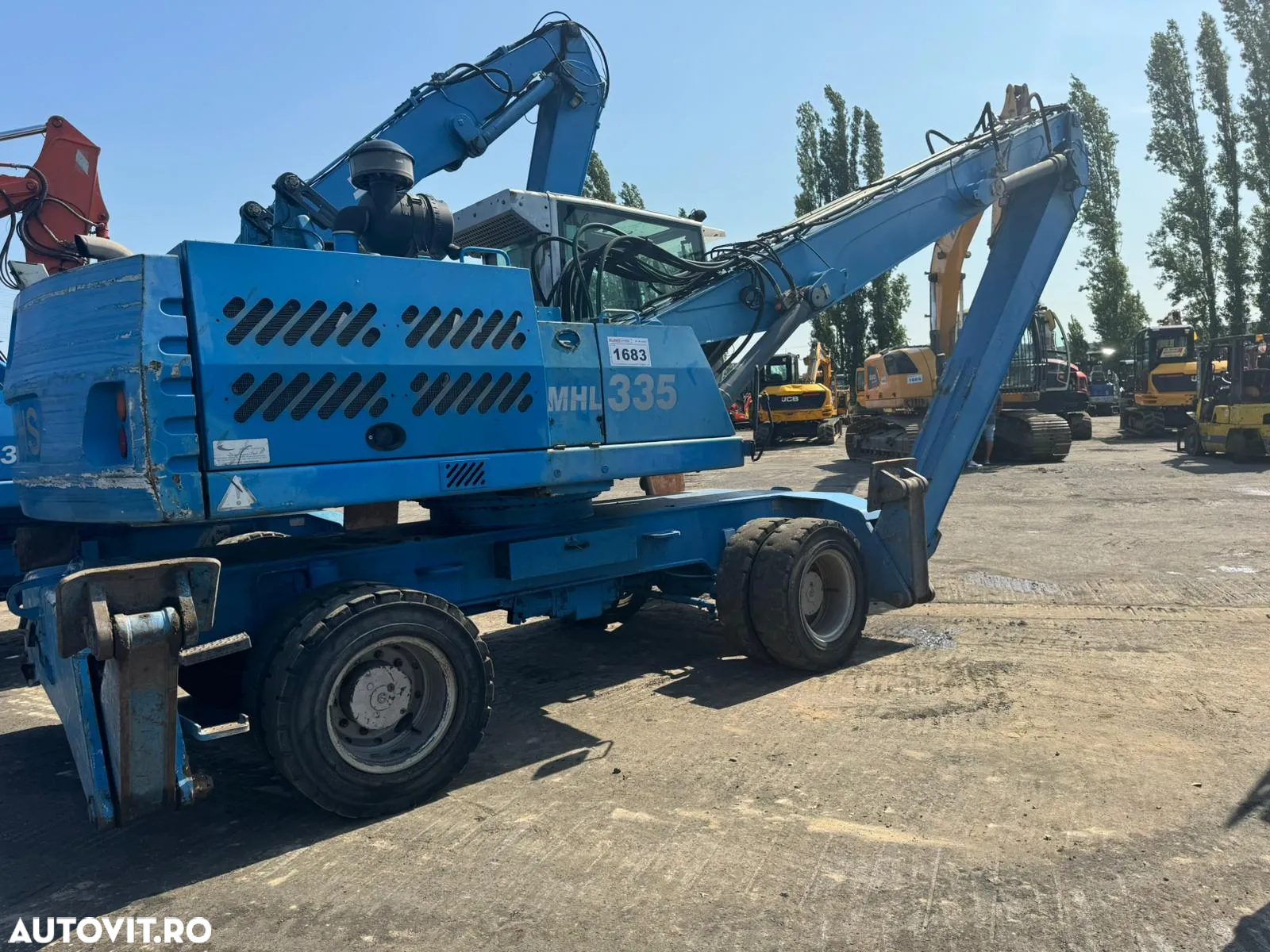 Fuchs MHL 335 Terex Excavator pe roti - 8