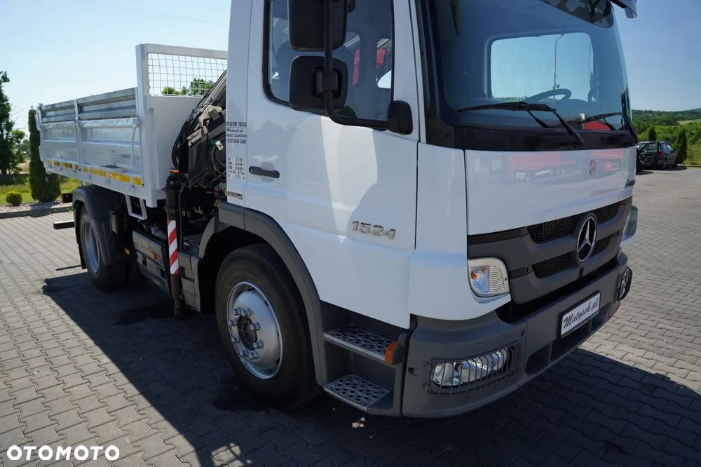 Mercedes-Benz ATEGO 15.24 / 4X2 / WYWROTKA + HDS HIAB 088 BS-2  /   ROTATOR /MANUAL - 14