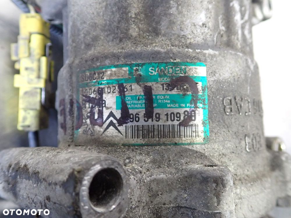 SPRĘŻARKA KLIMATYZACJI CITROEN C4 COUPE 9651910980 - 7