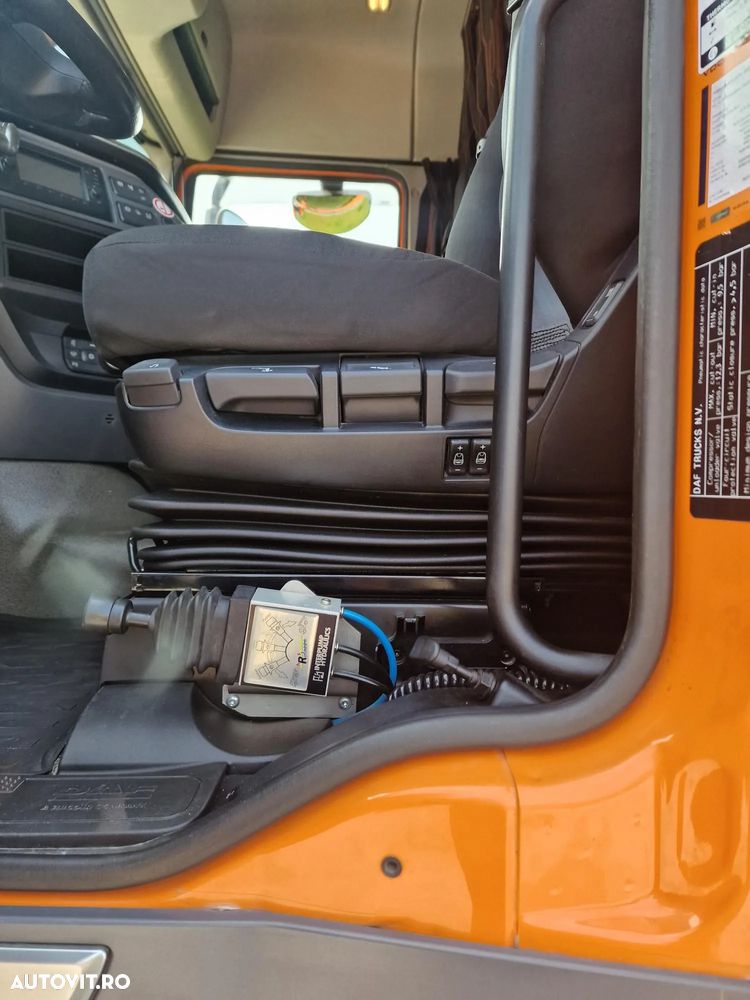 DAF XF 480, 2020, 544.645km, KIT BASCULARE, 28.900 EUR+Tva, Cutie automata+RETARDER 6 trepte, Aer conditionat stationare, anv 70% ok, rezervor 600l, Carte Identitate, Statie radio, Parasolar exterior, faruri ceata,posibilitate leasing 4 ani,28900eur+tva - 22