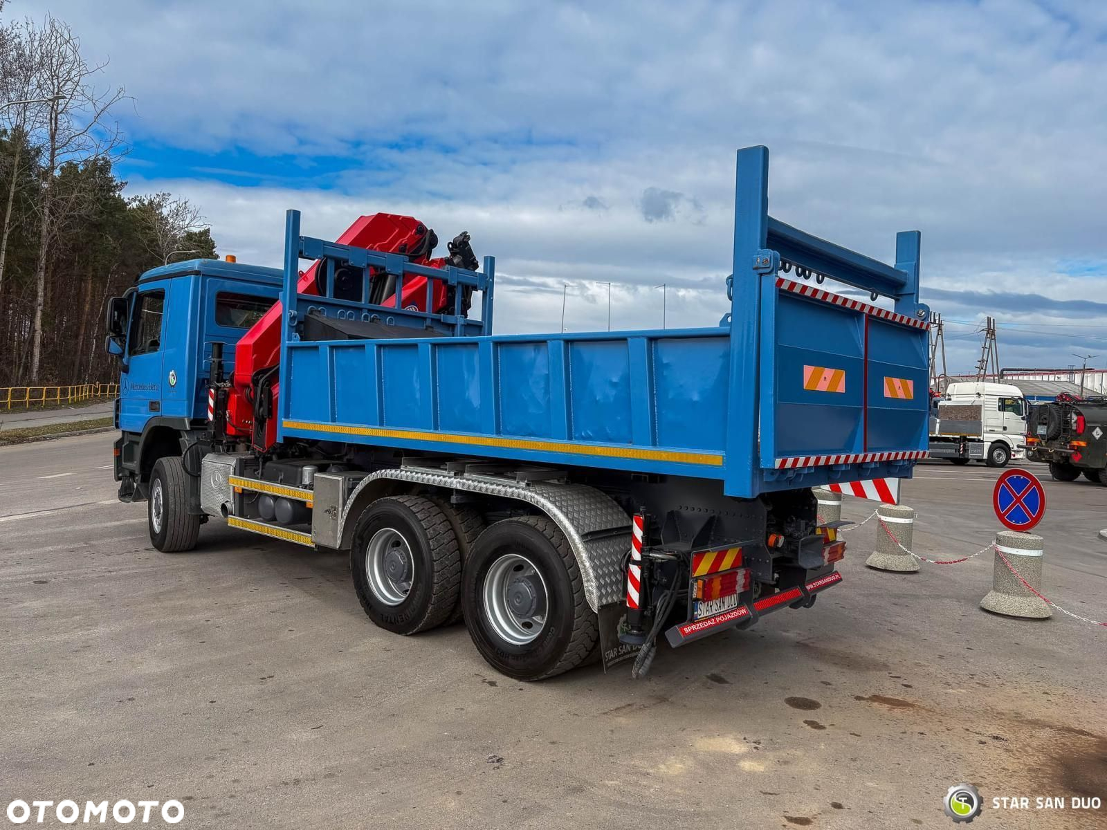 Mercedes-Benz ACTROS 3341 6x6 HMF 4220 K4 HDS Żuraw Wywrotka - 10