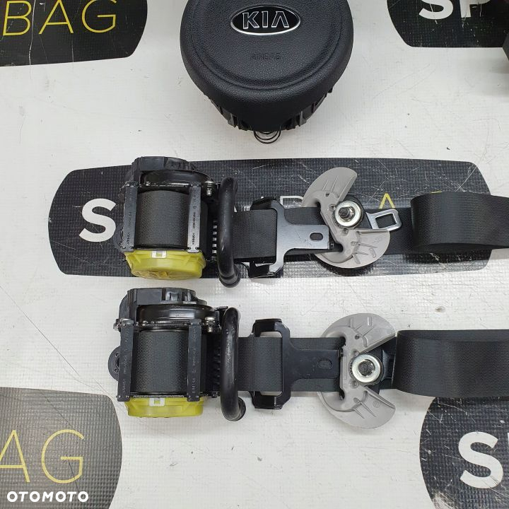 KIA NIRO 1 I PRZED LIFT DESKA ROZDZIELCZA KONSOLA KOKPIT PULPIT PODUSZKI AIRBAG AIR BAG PASY KIT SET - 10