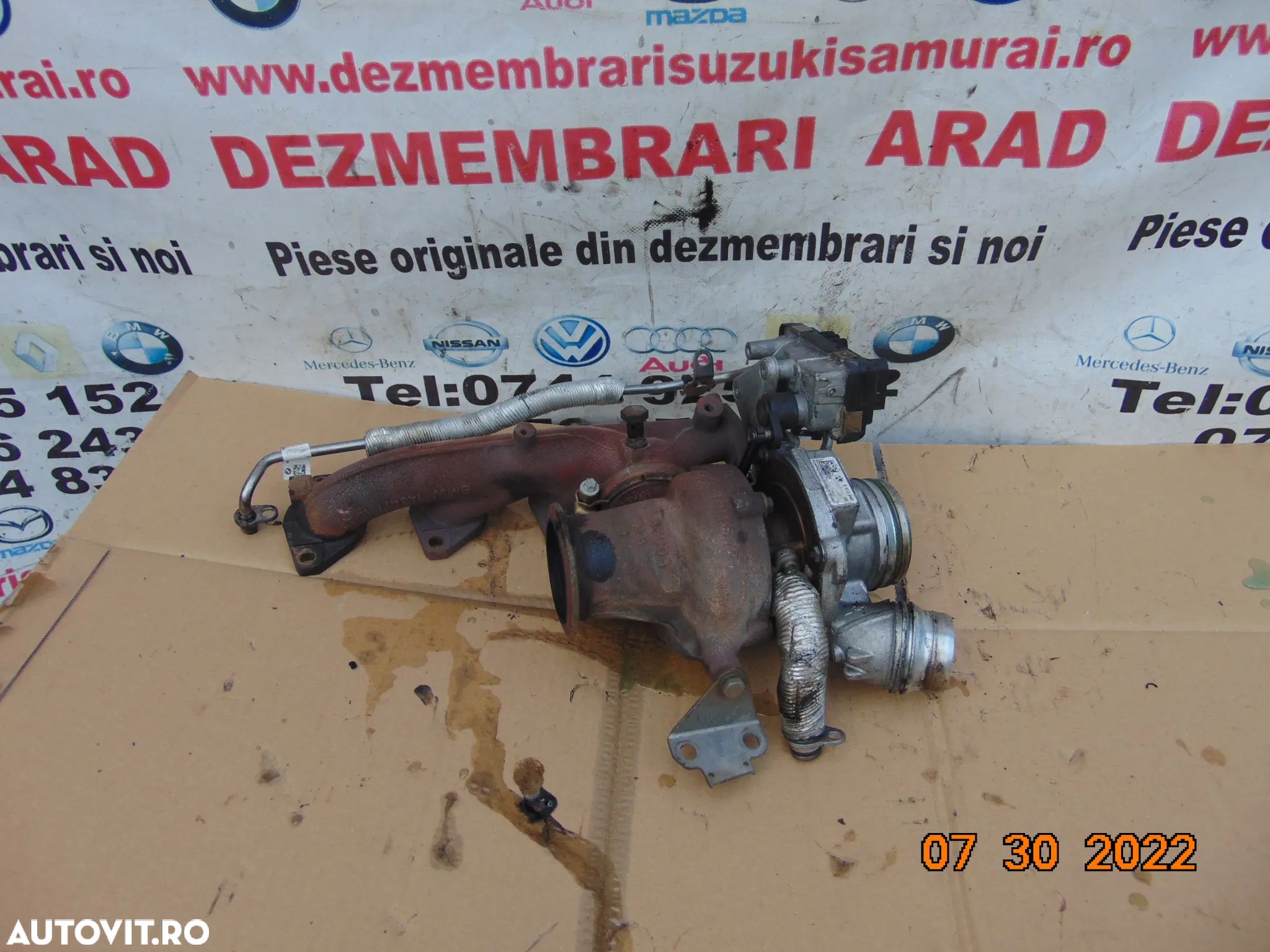 Turbina BMW 2.0 b47 f30 f20 f31 f32 f33 f34 f21 f22 f23 x1 x2 x3 x4 f48 f80 mini f45 f10 f11 euro 6 - 1