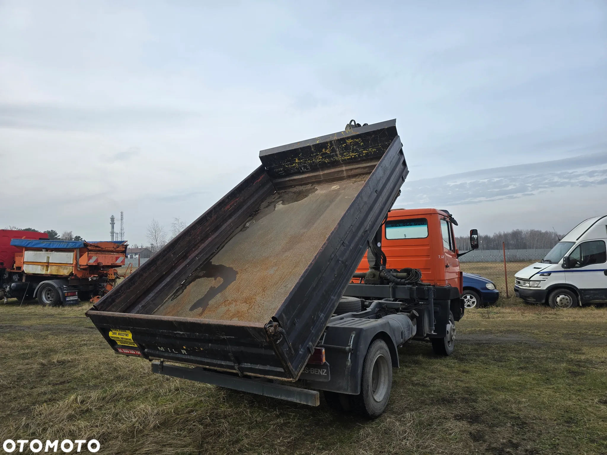 Mercedes-Benz 817K * Meiller Kipper * Hds Hiab * Mały przebieg * 100% Sprawny - 5