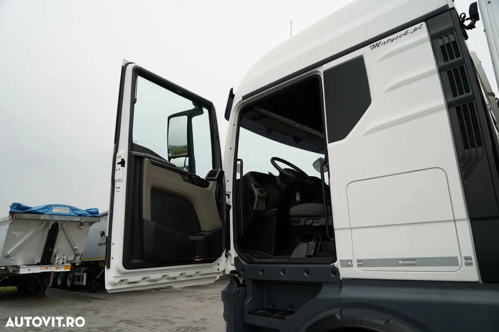 MAN TGX 26.520 / 6x2 / 9.3 M CORTINĂ / ACOPERIȘ RIDICABIL / AXĂ RIDICABILĂ / DIRECȚIE / NOU - 24