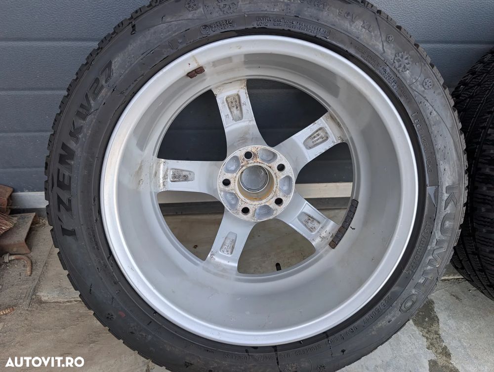 Jante DEZENT 17'' 5x112 KBA 47688 Audi Vw Skoda Seat+anvelope iarna 225/50 R17 KUMHO dot 2013 - 7