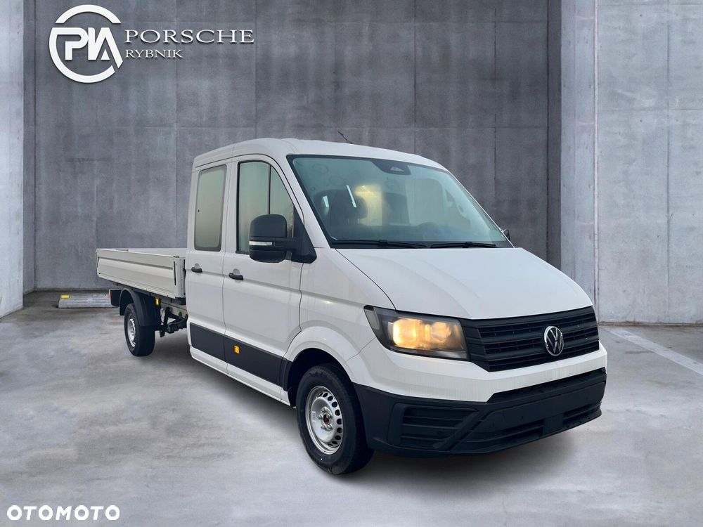 Volkswagen Crafter 35 Skrzyniowy z podwójną kabiną silnik: 2,0 l EU6 SCR 177 KM / skrzynia biegów: 4MOTION automatyczna 8-biegowa rozstaw osi: 4490 mm - 3