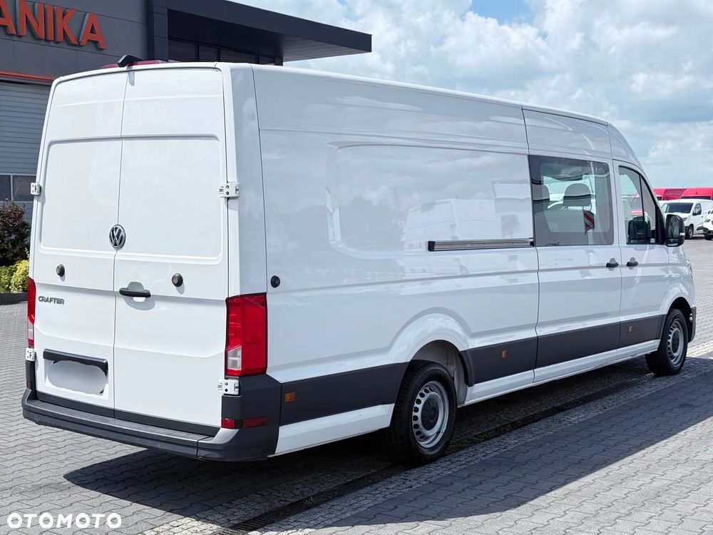 Volkswagen Crafter Doka Brygadówka 7-miejsc, ,L4, L5 Ekstralong, Maxi Salon PL, Jeden Właściciel - 4