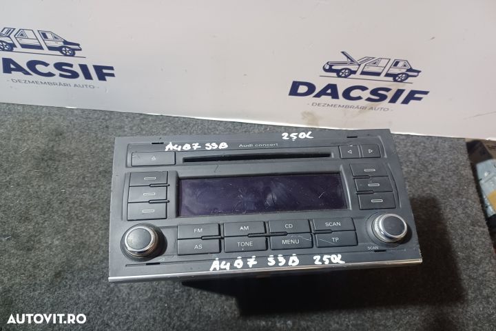 Radio cd 8E0035186AK CU COD Audi A4 B7 [2004 - 2008] Avant wagon 5-us - 1