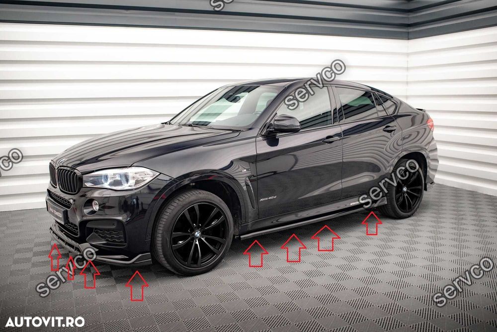 Bodykit pachet Bmw X6 F16 M-Pachet 2014-2019 v2 Maxton Design