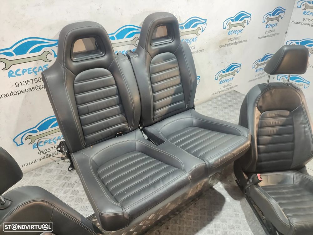 Conjunto Bancos Pele VW Volkswagen Scirocco III 3 Elétricos - 7