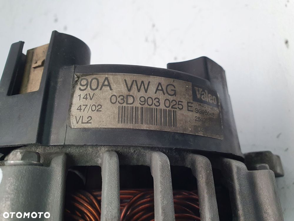 ALTERNATOR VW Polo IV Seat Ibiza IV Fabia II 1.2 12V 03D903025E valeo 90A - 5