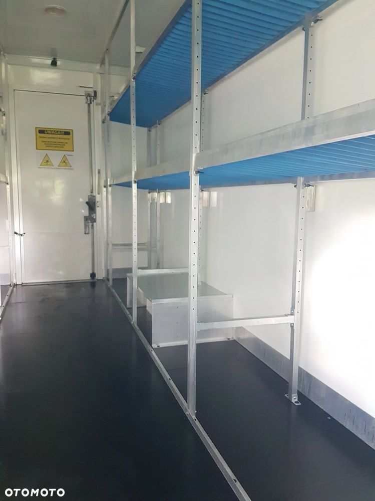 Iveco DAILY KONTENER NISKOPODŁOGOWY 4,44x2,23x2,43 SKLEP FOODTRUCK BAR KLIMA KONIOWÓZ KAMPER - 35