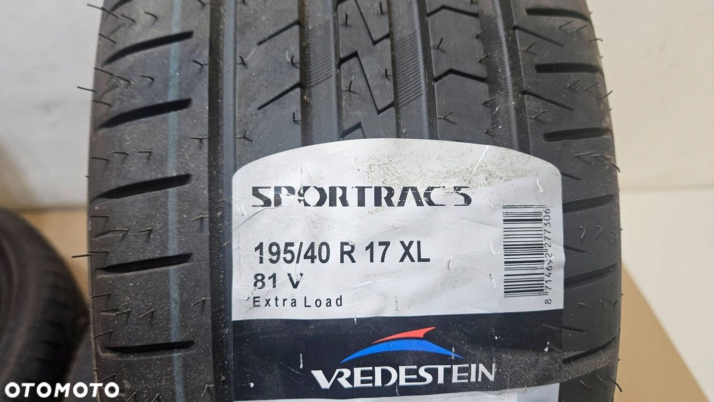 OPONY LETNIE VERDESTEIN SPORTRACS 195/40/17XL NOWE 3515 - 5