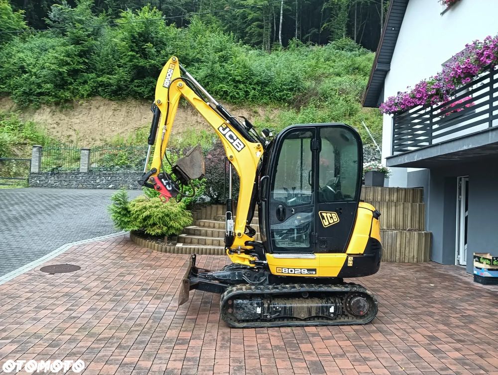 JCB Minikoparka 8029 CTS | 2019 r. | 1500 mth | 2.8 t | Stan BDB | mini koparka obrotowa gąsienicowa - 4