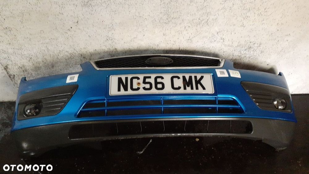 * ZDERZAK PRZÓD PRZEDNI DO FORD FOCUS MK2 2 II G3 NIEBIESKI BŁĘKITNY HALOGENY - 1