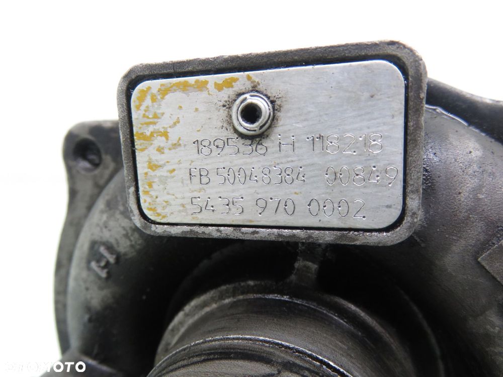 TURBOSPRĘŻARKA RENAULT MEGANE II 1.5 dCi 54359700002 189536H118218 - 10
