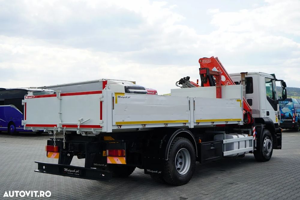 Iveco STRALIS / 310 / 4x2 / BASCULĂ - 5,3 M / HDS FASSI 135 - 8 M / EURO 6 - 11